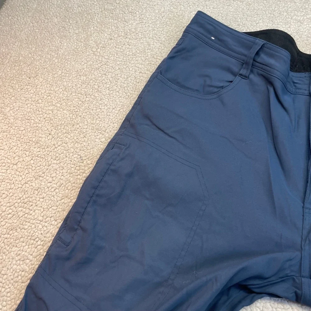 Orvis Pants Mens 38x32 Blue Classic Collection Fleece Lined Outdoor Utility